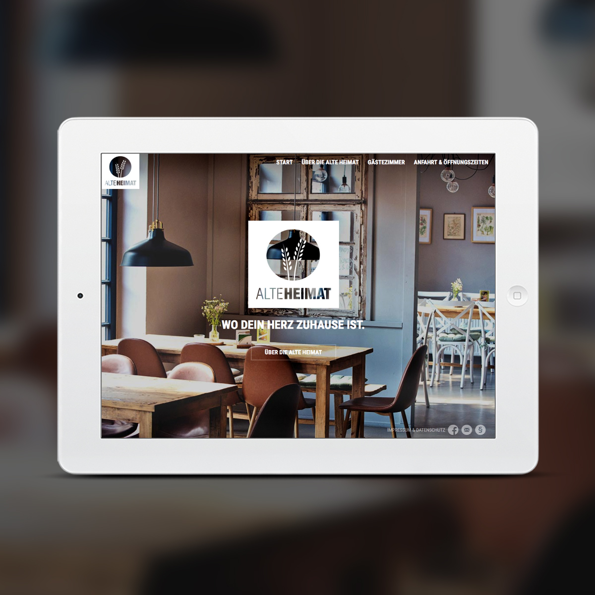 Alte Heimat Berge Webdesign