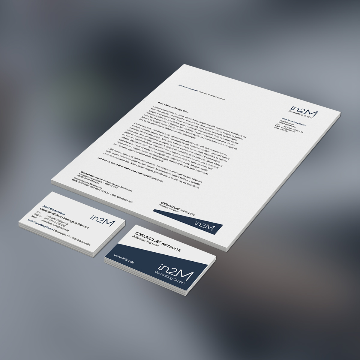 in2M Consulting Corporate Design